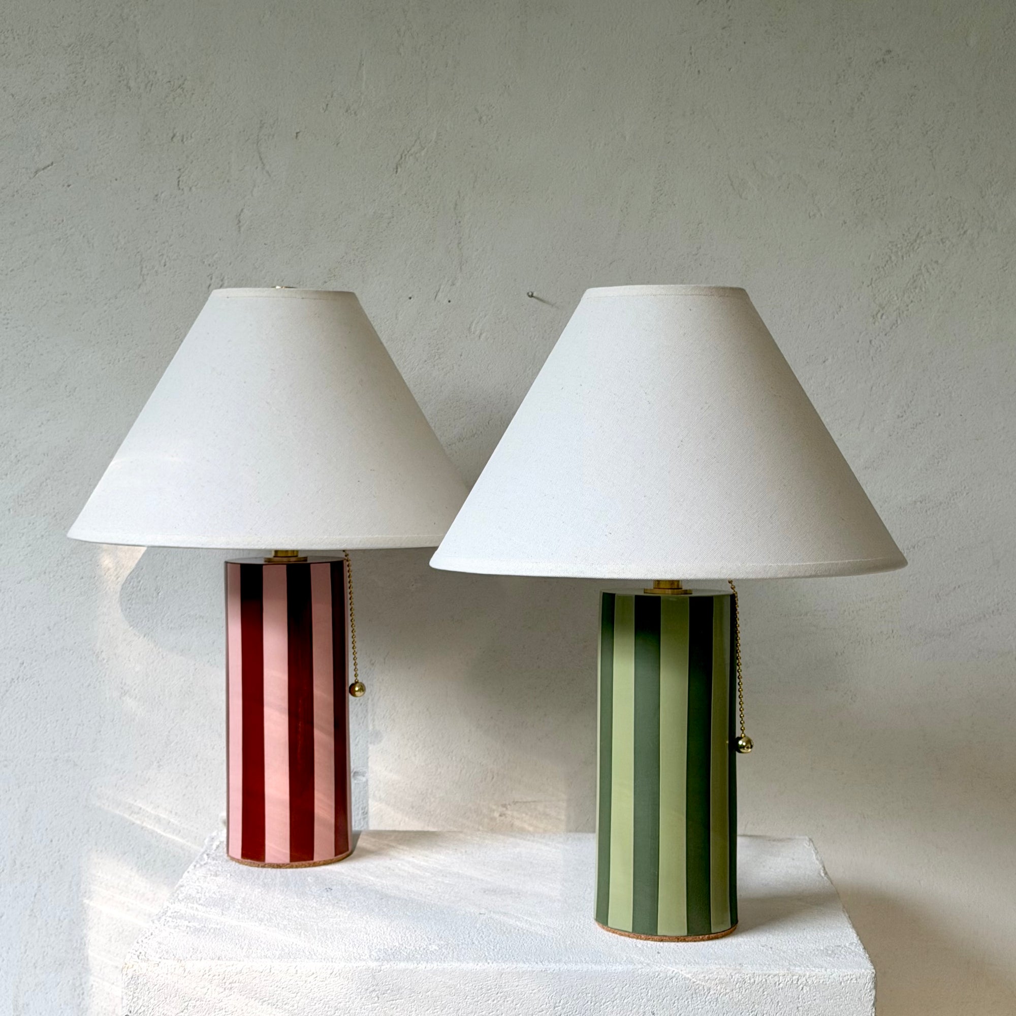 Colorstory Stripe Table Lamp
