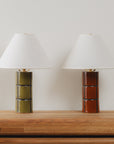 Tile Table Lamp in Paprika