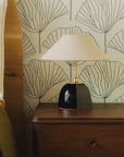 Duet Table Lamp in Obsidian