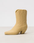 Vintage Cowboy Boot Vase