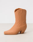 Vintage Cowboy Boot Vase