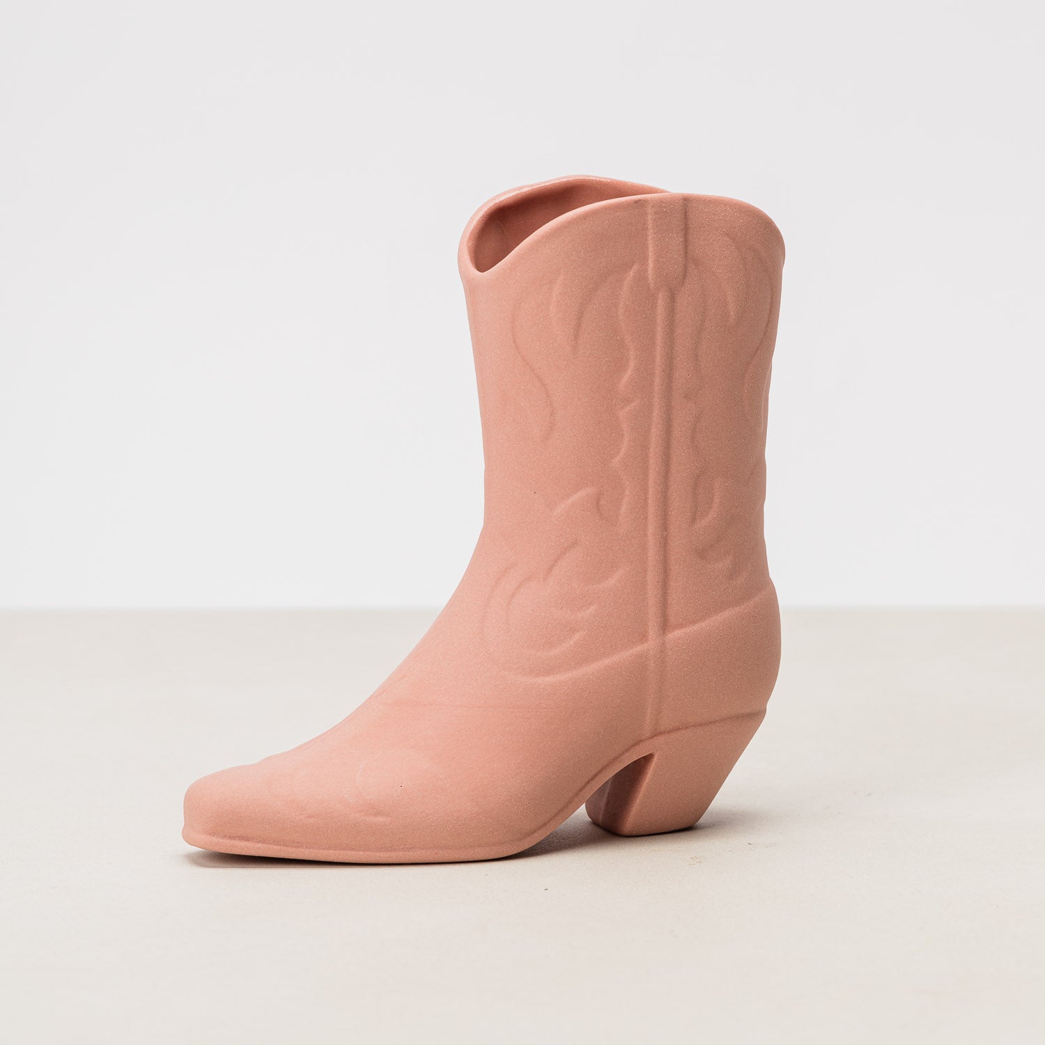 Vintage Cowboy Boot Vase
