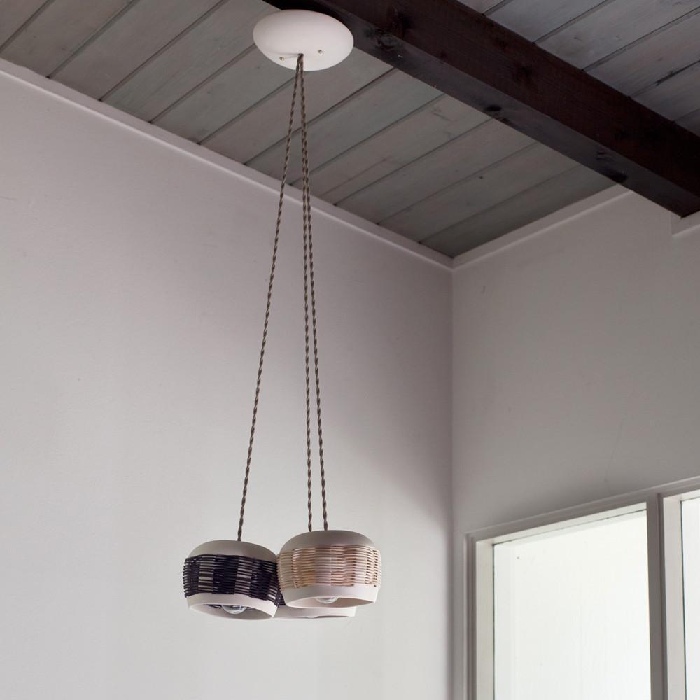 Woven Cluster Chandelier